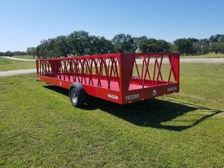 Industrias America Feeder Wagon | Model 82R | Length 24' | Capacity 30+ Cows | Pull Type