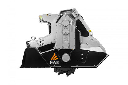 FAE | RSM Stone Crusher | Model 200 To 225 | Width 81.9" To 91.3" | Crushes Stone Up to 20 Inches, 16 Inches Deep | Horsepower 200 To 360 HP | For Tractors