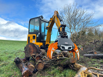 MDE Machinery | Log & Debris Grapple | Model SX700F to SX1650F | Fixed Position | Width 18.9