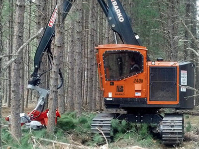 Barko Tracked Processor | 2025 Model 240B-D | 22.75 Tons Class | Width 9' 4