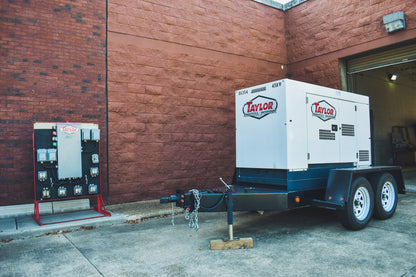 Taylor Power System Trailer Mounted Mobile Generator | Model TM-45 | Horsepower 66 HP | Standby Power 45kW