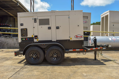 Taylor Power System Trailer Mounted Mobile Generator | Model TM-45 | Horsepower 66 HP | Standby Power 45kW