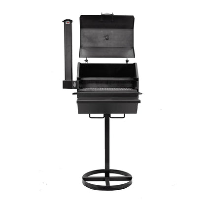 ASF 24x20 BBQ Pit | Heavy-Duty Pedestal Grill | 556 sq. in. Cooking Space