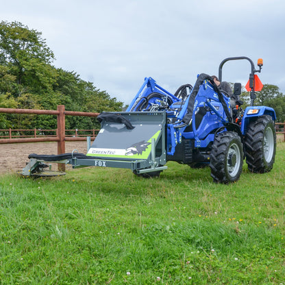 GreenTec Weed Eater Mower 3 Point Hitch | Model Fox 40 | Cutting Width 31.5" Inches | Horsepower 50 HP | For Tractors