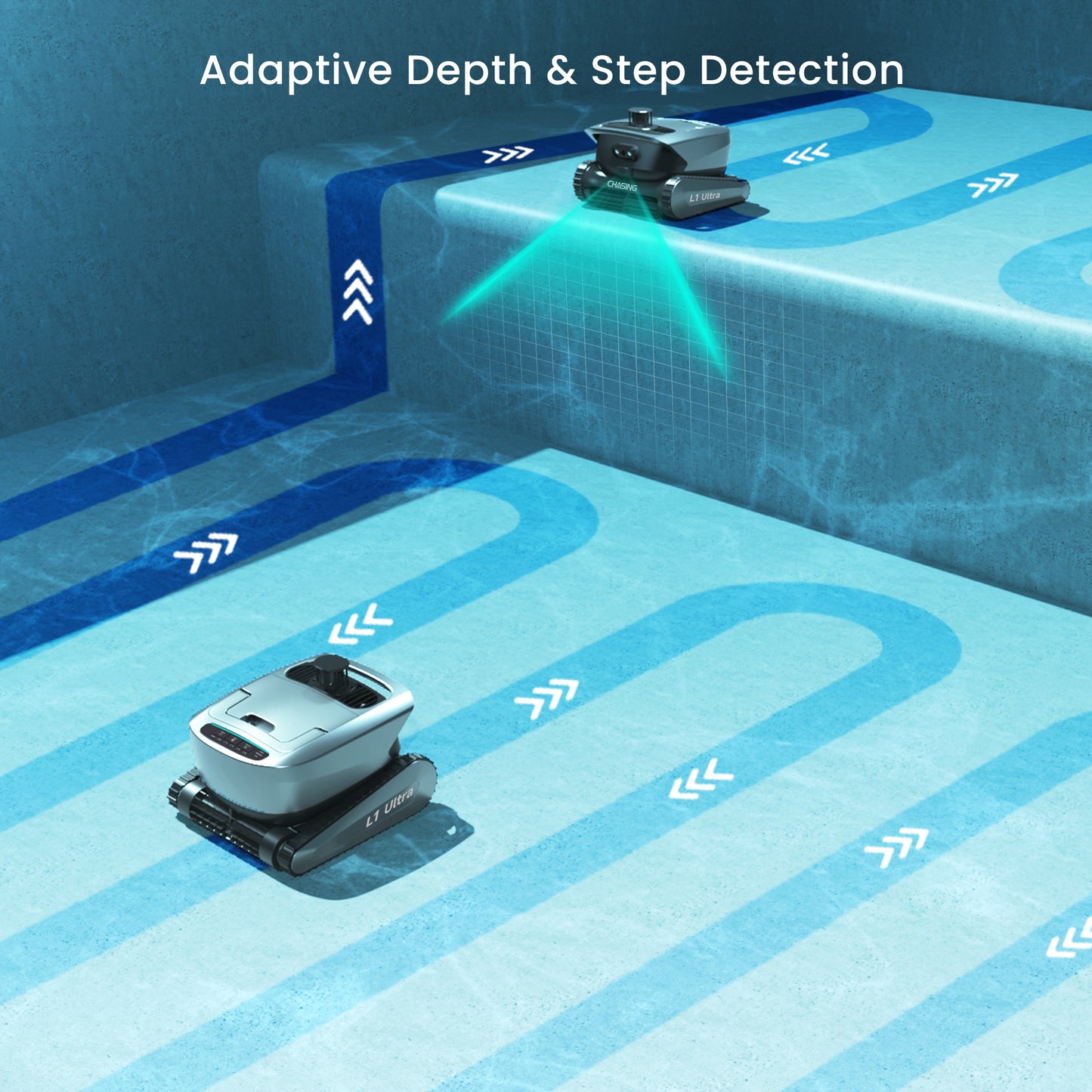 Chasing L1 Ultra Intelligent Cordless Pool Cleaner | Charging Time 4 Hours | Runtime 5 Hours
