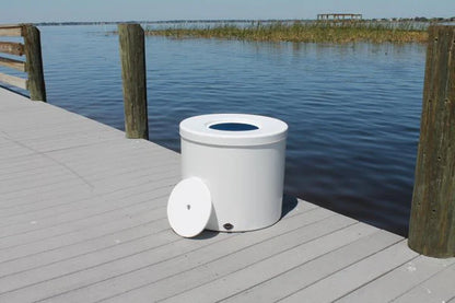 RIO MARINE CUSTOMS | Fiberglass Livewell | Model CMLW50 | 26.5" D x 24" H | 50 Gallon Capacity | For Fishing Enthusiasts