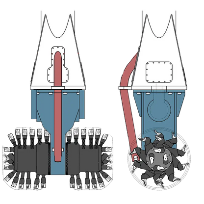 RockZone Soil & Dirt Mixer | Model MXR G60 | Width 61.25 Inches | 50 To 75 Tons | For Excavator