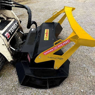 Limb Beaver Twin Disc Mulcher (TDM) | Cutting Path 72” (Two 36” Discs) | 35–50 GPM | For Skid Steers