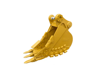 Bedrock Attachments Heavy-Duty Bucket & Adjuster GP | Model EB324CBHD | Width 24-Inch | Capacity 0.52 CU M | Machine Size 24-30 Tons | For Excavators