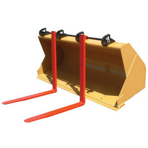 Rankin Rod-Mounted Bucket Forks Model 11000UNIV | 11,000 lbs Capacity Bucket | 48" Forks Length | For Tractor