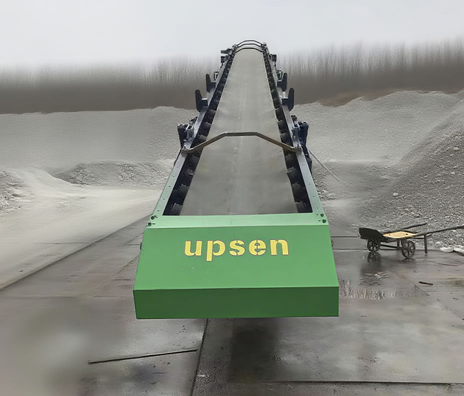 UPSEN Crawler Mobile Stacker Conveyor | Model U-TD65 | Capacity 100–300 t/h | Belt Width 1000 mm