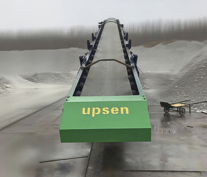 UPSEN Crawler Mobile Stacker Conveyor | Model U-TD65 | Capacity 100–300 t/h | Belt Width 1000 mm
