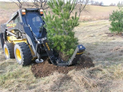 Paladin Tree Spade | Root Ball 32"–44" | Cutting Angle 25° | 31" Digging Depth | 10 GPM | For Skid-Steer Loaders