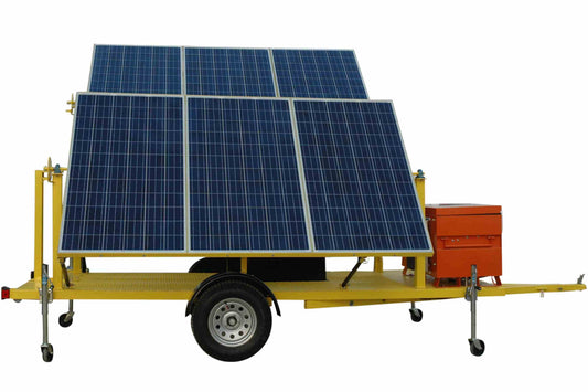 Larson Electronics 4.8KW Solar Powered Security System - (20) 240W Panels -11kW Diesel Gen - 120/240V Inverter
