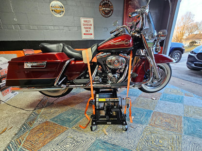 Black Widow Motorcycle & ATV Hydraulic Lift Jack | Model BW-0101 | Size 33" x 16" Platform | Capacity 1,500 lb | For Motorcycles, ATVs & Powersports Maintenance