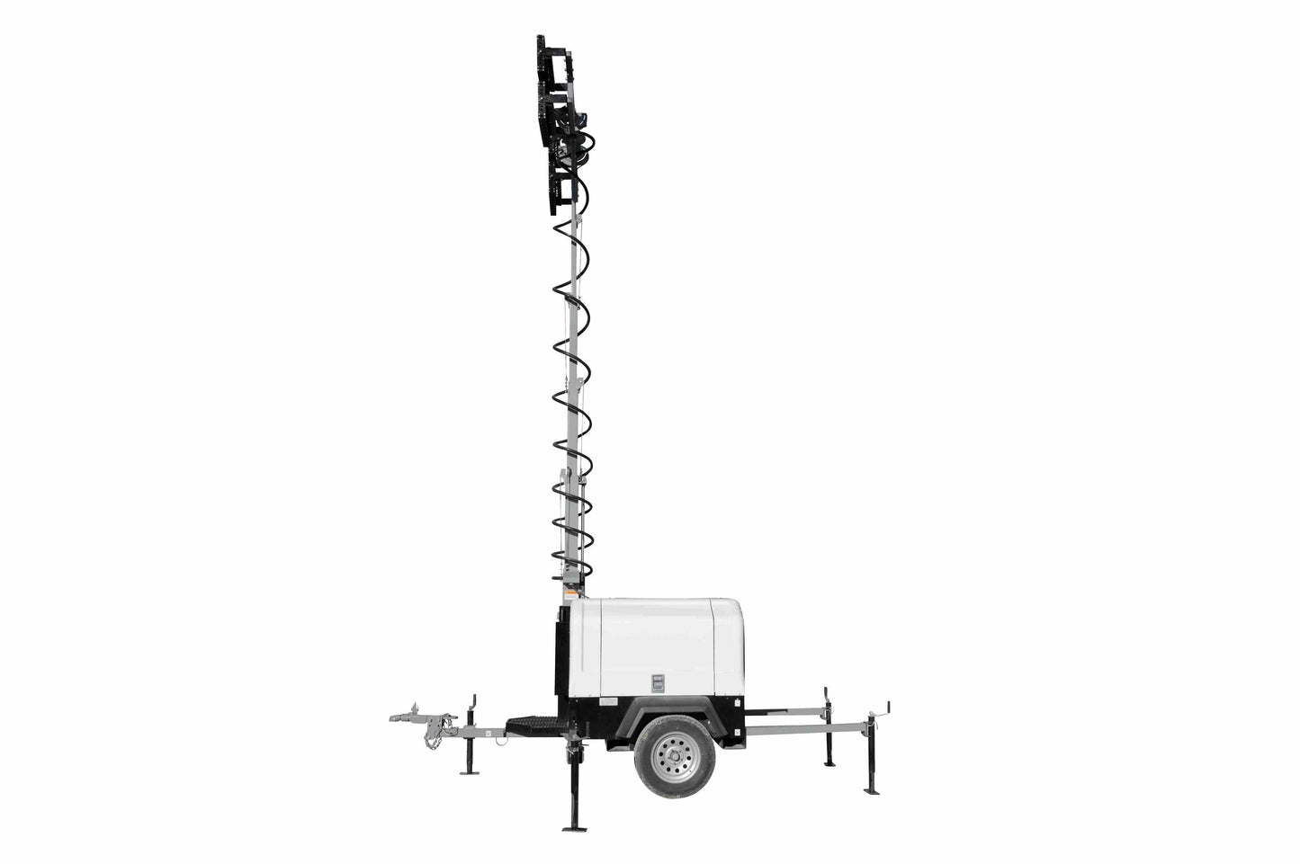 Larson Electronics 40' Hydraulic Light Tower w/ 30kw Diesel Engine Generator - (4) LED Lamps - 259,200 lms - 60G Fuel Tank