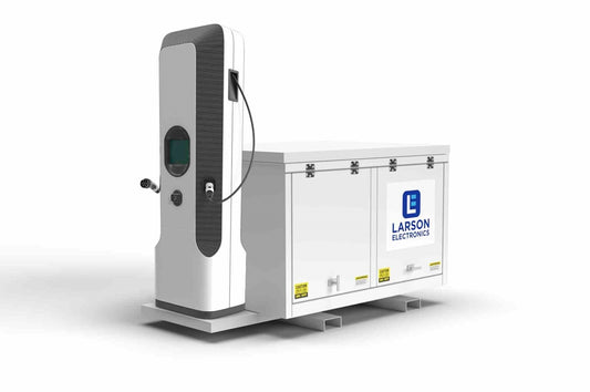 Larson Electric Temporary Electric Vehicle Charging Station w/ Diesel Generator - Level 3 Charger, (2) Ports - 150 Gallon Tank/Skid Mount