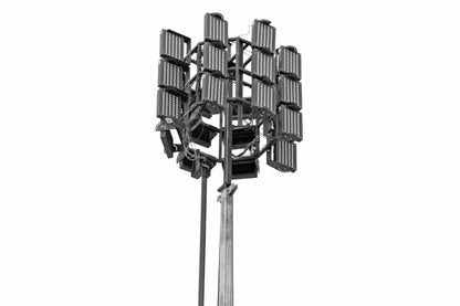 Larson Electronics 77' Hydraulic Megatower™ Light Plant - 33' Trailer - (20) LED Lamps - 20KW Genset - Auto Retract