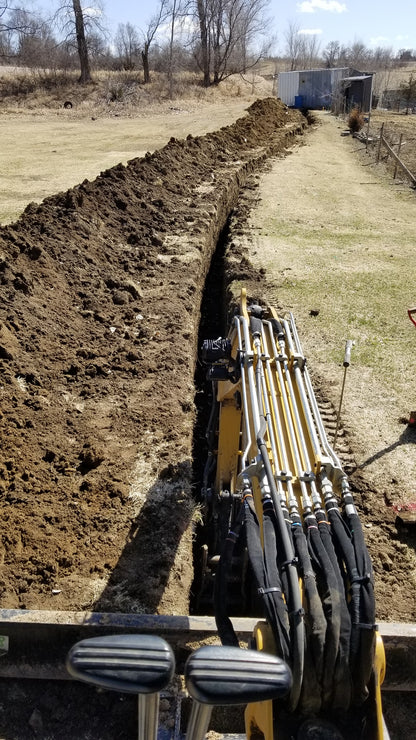 Mongo Attachments Spade Bucket | Model MTRB200 | 9" Width | Precision Trenching | 1–5 Ton | For Excavators