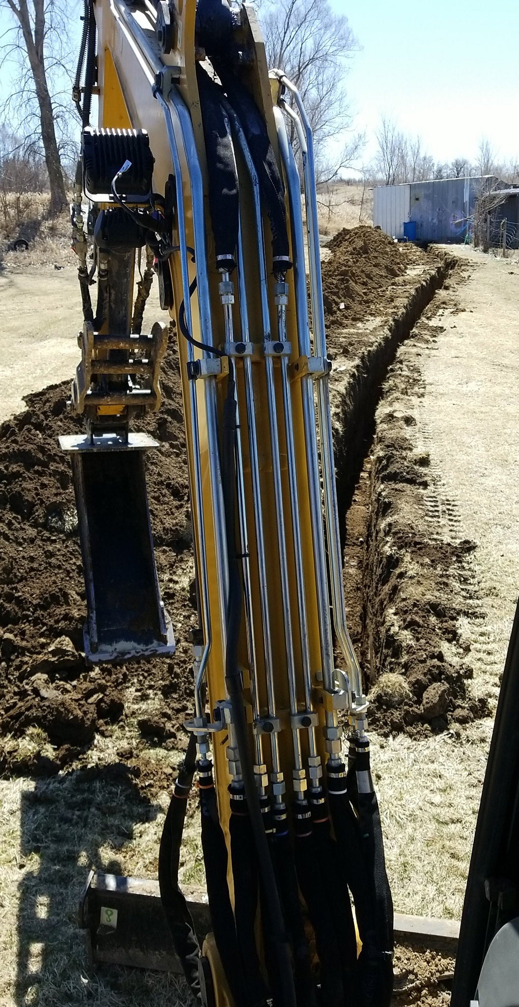 Mongo Attachments Spade Bucket | Model MTRB200 | 9" Width | Precision Trenching | 1–5 Ton | For Excavators