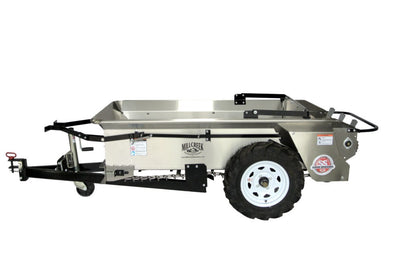 Millcreek | Compact Stainless Steel Manure Spreader | Models 27SS & 37SS | Width 28″–34″ | Ground Drive | Horsepower 12 To 15 HP | For Tractors, ATVs & Utility Vehicles