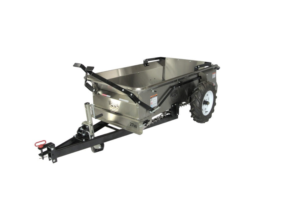 Mill Creek Compact Stainless Steel Manure Spreaders | 27 SS & 37 SS Model | Capacity 28 cu.ft. To 37.3 cu.ft. | For Tractors