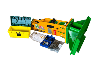 JMA Attachments Hydraulic Hammer | Model JMA-400 Dingo | Energy Class 280 Joules | For Skid Steers
