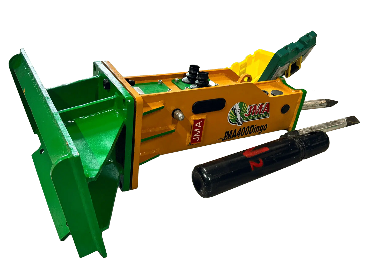 JMA Attachments Hydraulic Hammer | Model JMA-400 Dingo | Energy Class 280 Joules | For Skid Steers