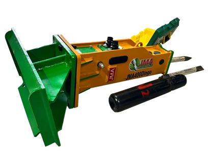 JMA Attachments Hydraulic Hammer | Model JMA-400 Dingo | Energy Class 280 Joules | For Skid Steers