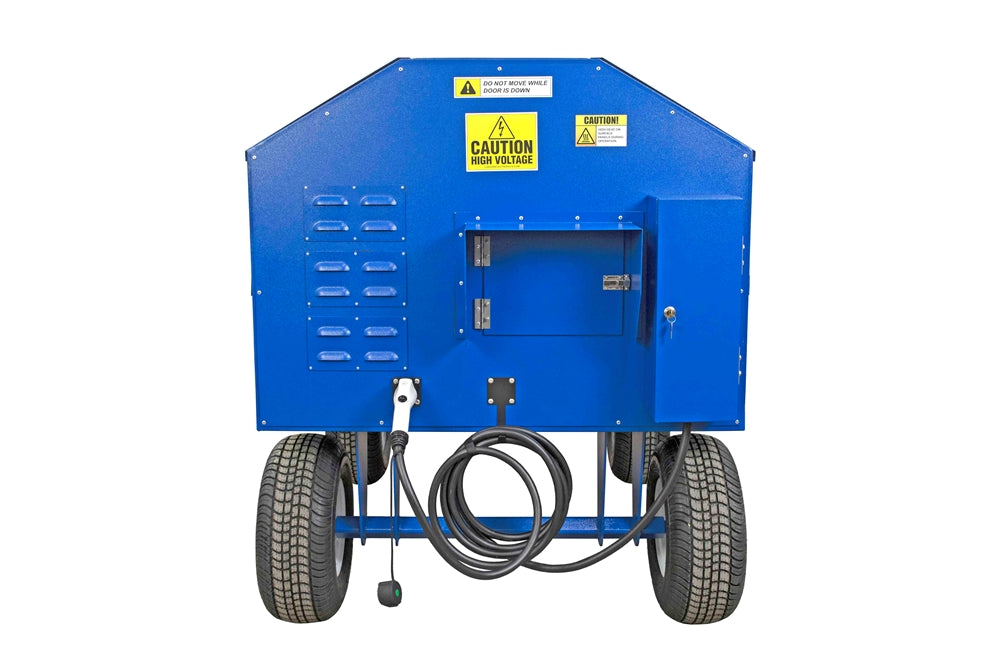 Larson Electric Portable Electric Vehicle Charging Station - 30A Level 2 Charger, Single Port - 12.5kW Diesel Generator, 10G Fuel Tank