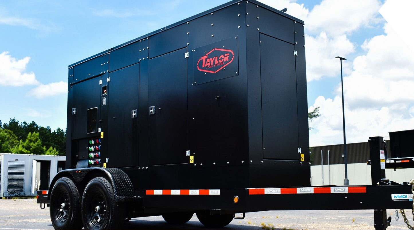 Taylor Power System Trailer Mounted Mobile Generator | Model TM-630 | Fuel Capacity 465 Gallons | Standby Power 552kW