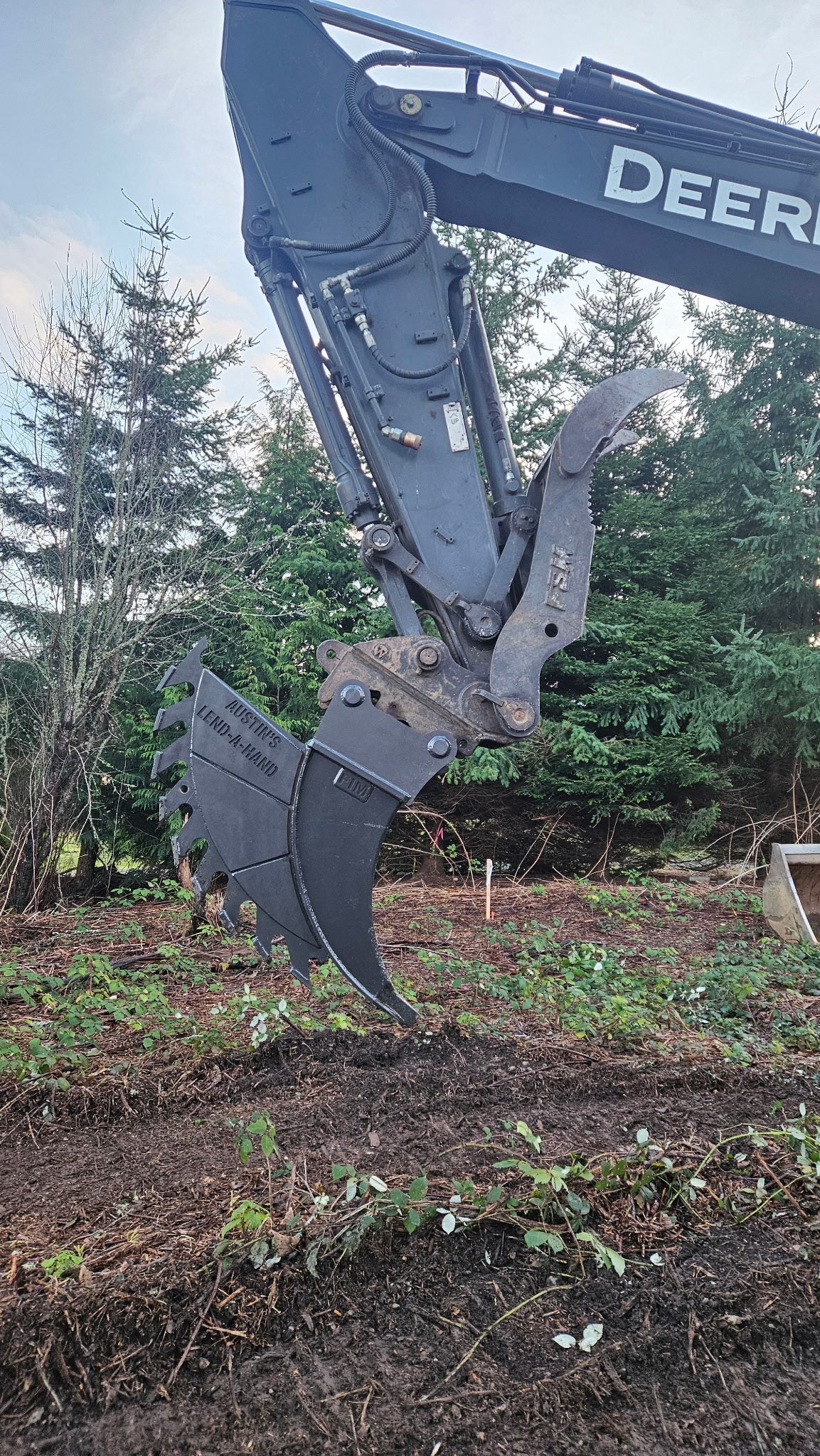 Fox Island Metalworks Stump Reaper | Stump Splitter | 15–25 Ton | For Excavator