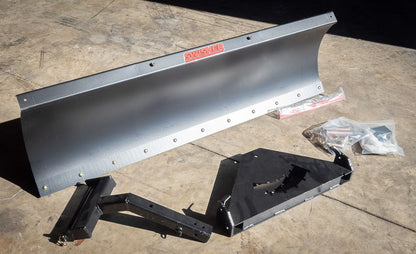 Swisher Rolled Plow Blade | Model 2850-B | 62" Width | Heavy-Duty, Adjustable Snow and Dirt Blade | Horsepower 15 To 20 HP | For UTVs & ATVs