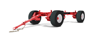 Horst Wagons 4-Wheel Wagon Gear | Model 285RF (15 Ton) | Standard Reach Length 10' Ft | Wheelbase Adjustable 10' 7" - 12' 1" | For Agricultural Hauling & Forage/Grain Box Applications
