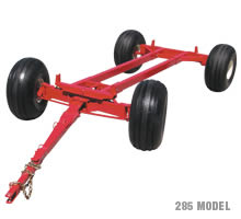 Horst Wagons 15, 20, and 24 Ton 4-Wheel Wagon Gear With Road Flex Suspension | Less Rims/Tires