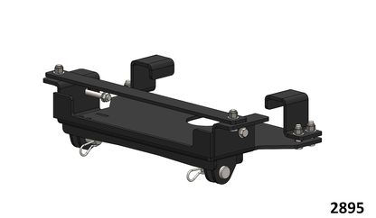 HitchDoc Outdoor | Eagle Snow Plow | 66″ Width | Steel Front-Mount Complete Plow System | 550 Bighorn UTV (2023-2024) | Horsepower 40 To 45 HP | For UTV