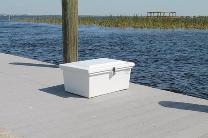 RIO MARINE CUSTOMS | Sea Line Dock Box | Model SLDB10 | 25" W x 12" H x 17" D | Standard Duty | Compact Utility Storage | Universal Dock