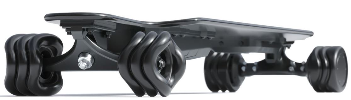 Shark Wheels Electric Recharge & Power Longboard | Wheel Size 80mm | Top Speed 17 -25 MPH | Range 7 - 20+ Miles