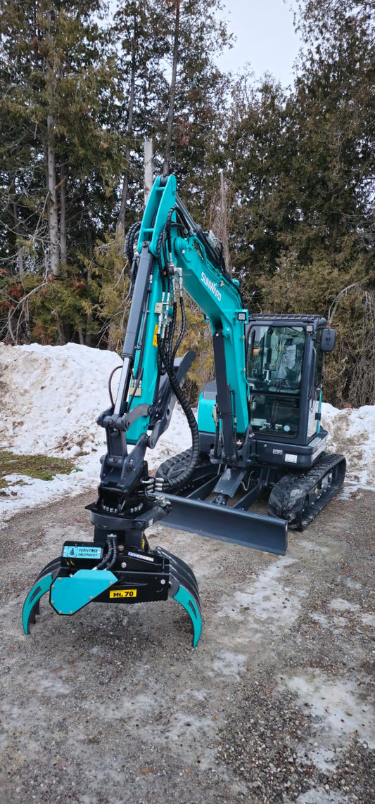 Ferntree EagleClaw Grapple Saw Rotating Units | Width 42-80" | For 3–30 Tons Excavators