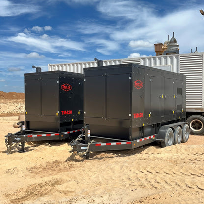 Taylor Power System Trailer Mounted Mobile Generator | Model TM-420 | Horsepower 570 HP | Standby Power 334kW (418 kVA)