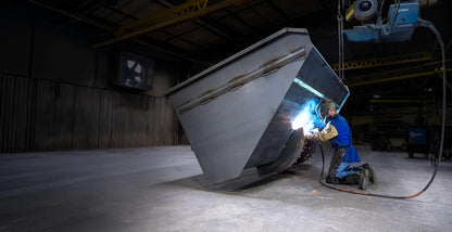 ProTilt Self-Dumping & Bump Release Hopper | Heavy-Duty | Volume Capacity 1-6 Cubic Yard | Width 38" - 124" | For Fork Lifts