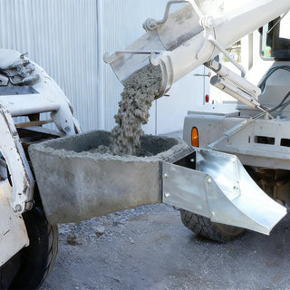 Landy Concrete Mixer & Cement Bucket | Overall Width 59", 69" & 79" | 7-11 GPM | 20-35 HP | For Skid Steers, Tractors, ATVs & UTVs