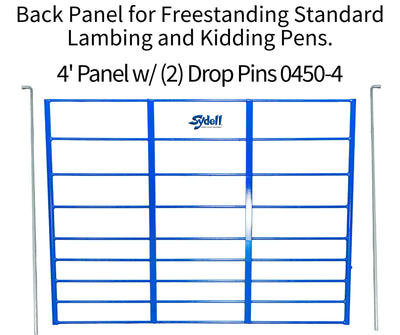 Sydell All Bar Back Panel | #0450-4T / #0450-5T | Width 47