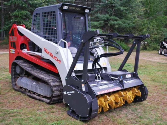 Paladin Bradco MM60 & MM72 Mulchers High Flow | 60" Cutting Width | 30-45 GPM | For Skid Steer