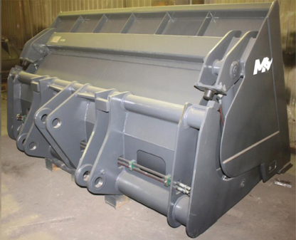 Mazio Fronts Loader High Tip (Dump) Bucket | Width 2500mm | Hardox 450 Material | For Loaders