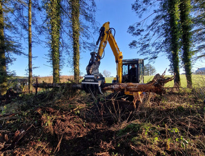 MDE MACHINERY 26.4" TO 75" SCORPION EXCAVATOR GRAPPLE 100% SWEDISH HARDOX STEEL WITH MOUNT & PINS FOR EXCAVATOR