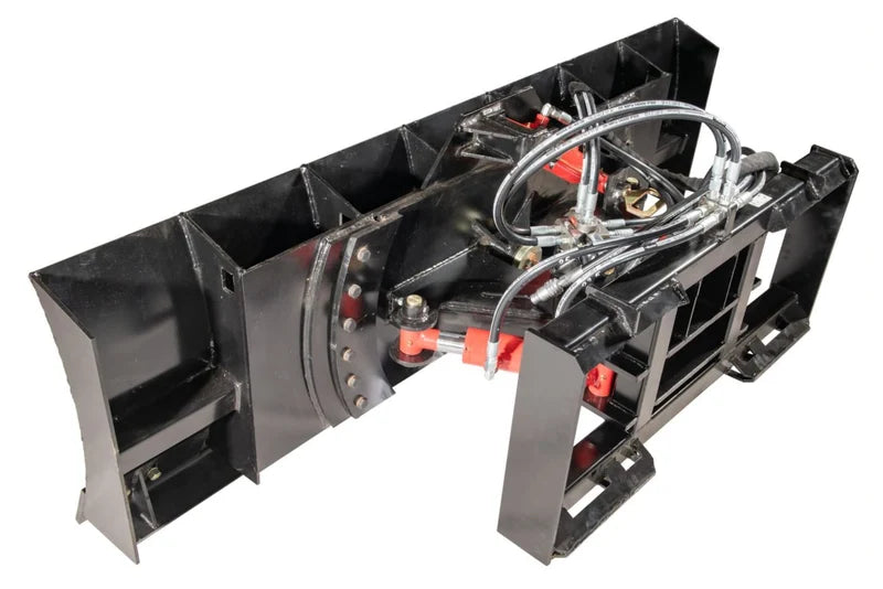 McLaren Industries 6-Way Dozer Blade with Power Tilt | Model 60X406X76, 60X406X84 & 60X406X96 | Width 76" - 96" | 15-25 GPM | For Skid Steer & Loaders