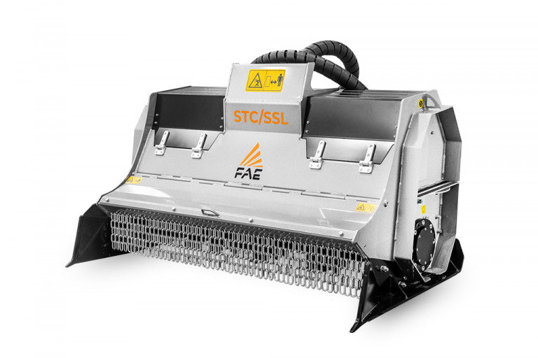 FAE | Stone Crusher | Model STC/SSL-150 | Width 62.6" | Hydraulic Flow 110–150 GPM | For Skid Steers