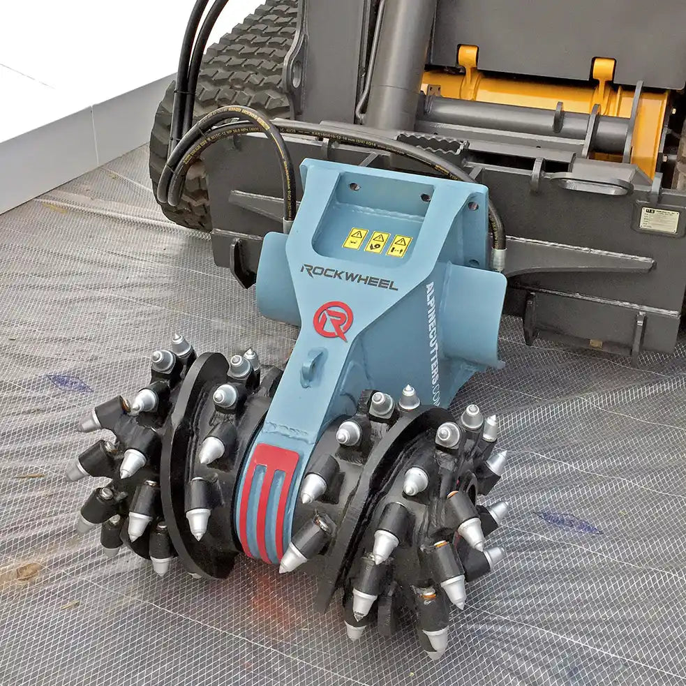 RockZone Rockwheel Twin Drum Cutters | Model D20 & D30 | Width 42" - 46" | Machine Size 17 - 42 Tons | For Excavators