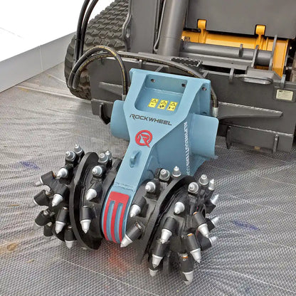 RockZone Rockwheel Twin Drum Cutters | Model D20 & D30 | Width 42" - 46" | Machine Size 17 - 42 Tons | For Excavators